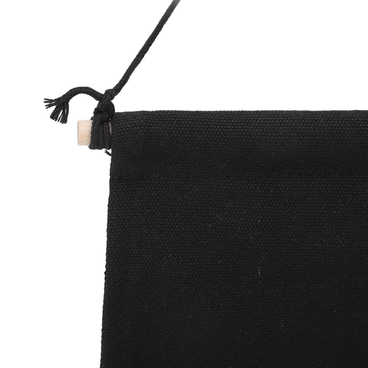 Brooch Storage Hanging Flag Multi Purpose Stylish Classic Pin Collection Organizers Banners for Home Office Dorm Black M 45.5x27.3cm 30cm(wooden Stick)