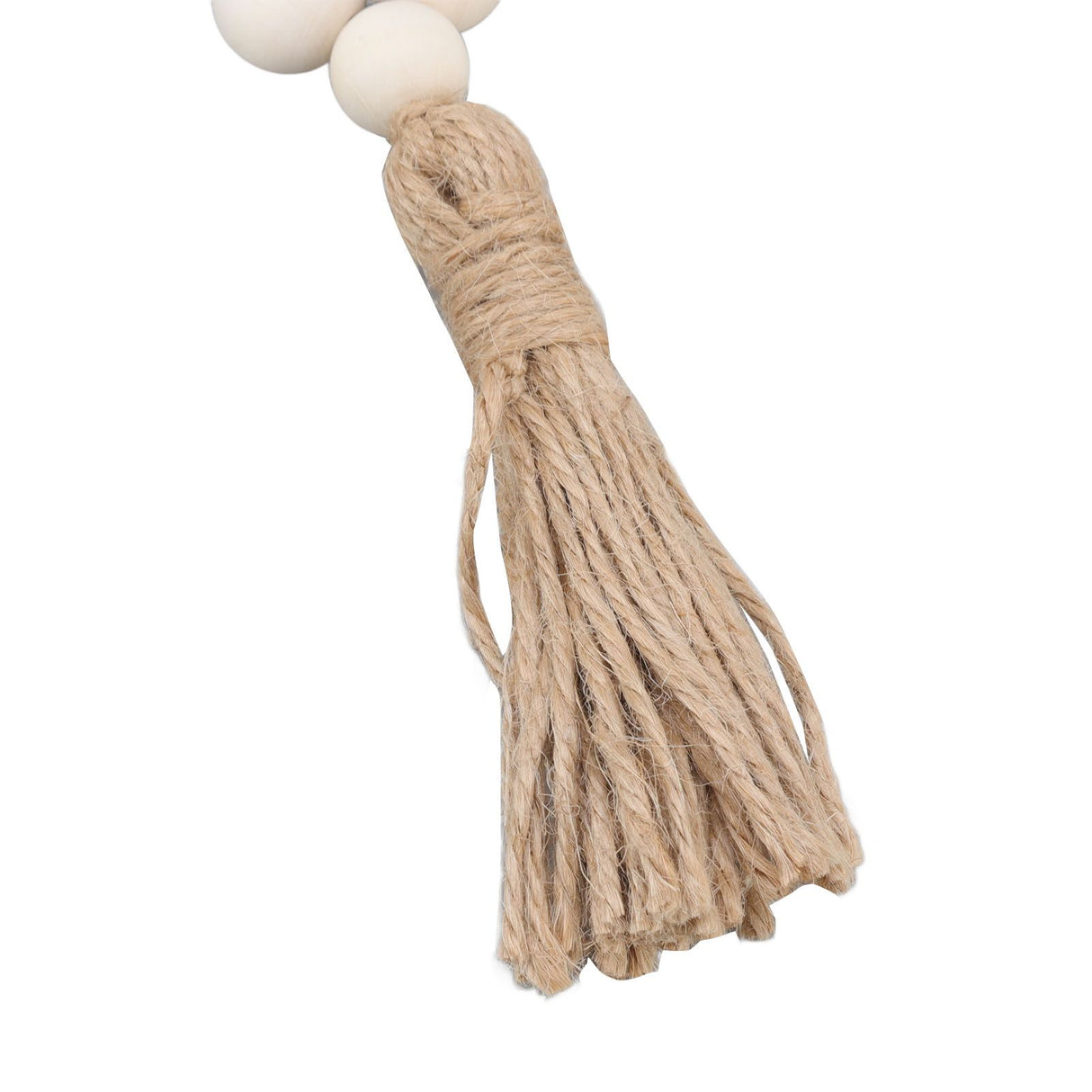 Napkin Ring Decorative Elegant Wood Beads Table Napkin Holder with Tassels for Party Wedding Home 4pcs