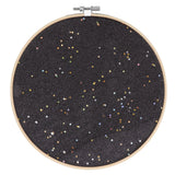 Brooch Display Black Bamboo Faux Leather 22cm Diameter Space Saving Decorative Practical Jewelry Storage Display