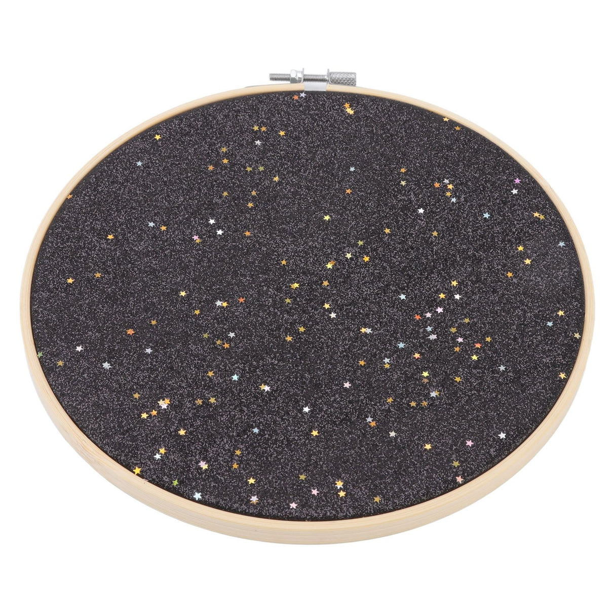 Brooch Display Black Bamboo Faux Leather 22cm Diameter Space Saving Decorative Practical Jewelry Storage Display
