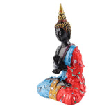 Thai Reclining Buddha Statue Ornament Positive Energy Handcrafted Resin Buddhist Figurine for Home Decoration - Side View