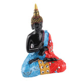 Thai Reclining Buddha Statue Ornament Positive Energy Handcrafted Resin Buddhist Figurine for Home Decoration