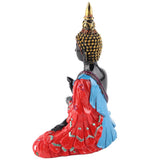 Thai Reclining Buddha Statue Ornament Positive Energy Handcrafted Resin Buddhist Figurine for Home Decoration