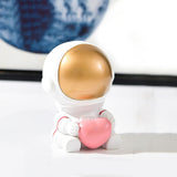 Astronaut Ornaments Space Traveler Sculpture Statue Model for Home Bookcase Desktop Decoration Creative Birthday Gift MYY2020-11A