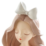 Entrance Storage Decoration Girl Sculptures Porch Decor Tray for Living Study Bedroom Bowknot Girl