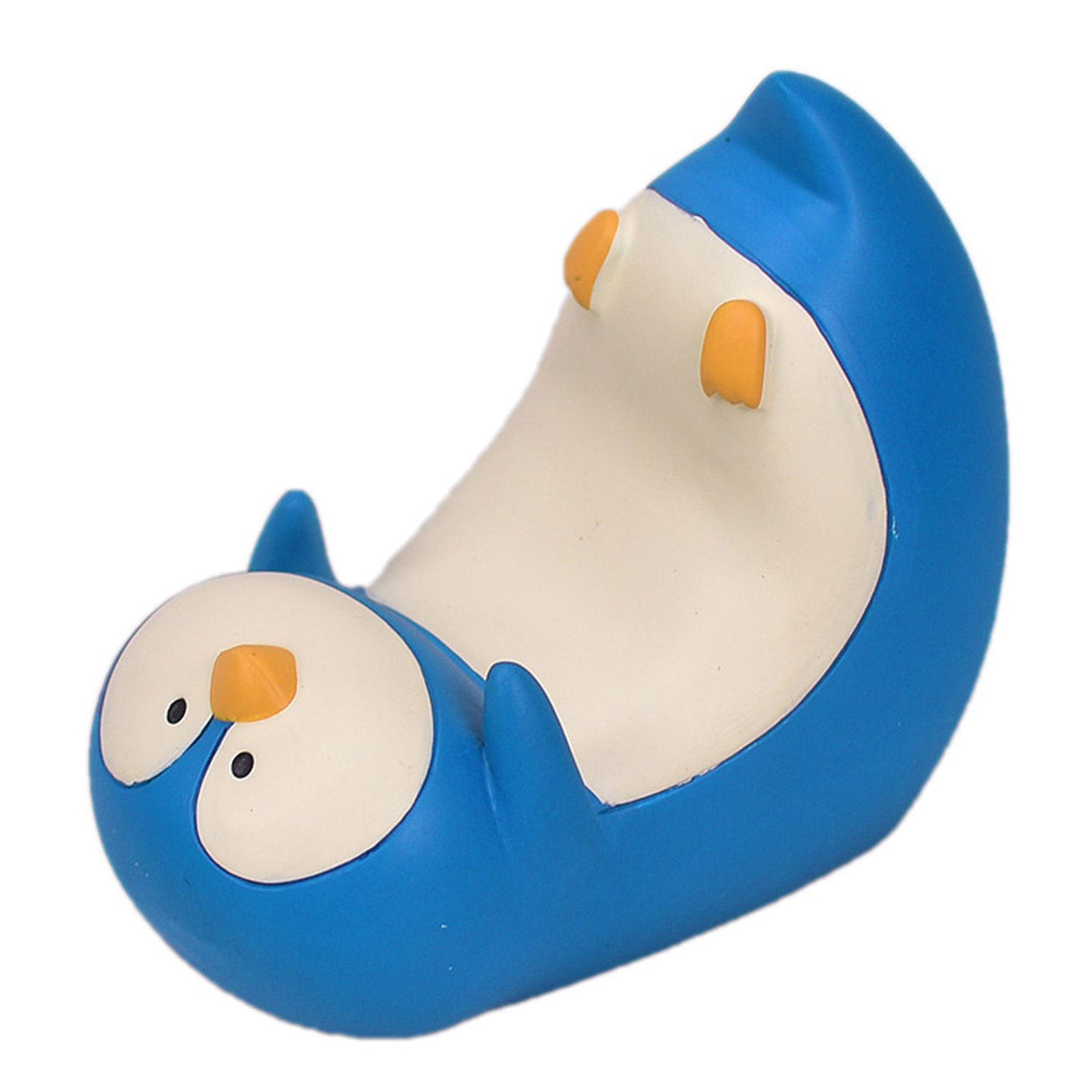 Resin Tablet Desktop Stand Cute Comfortable Portable Desktop Cell Phone Stand Holder for Watching Dramas Penguin