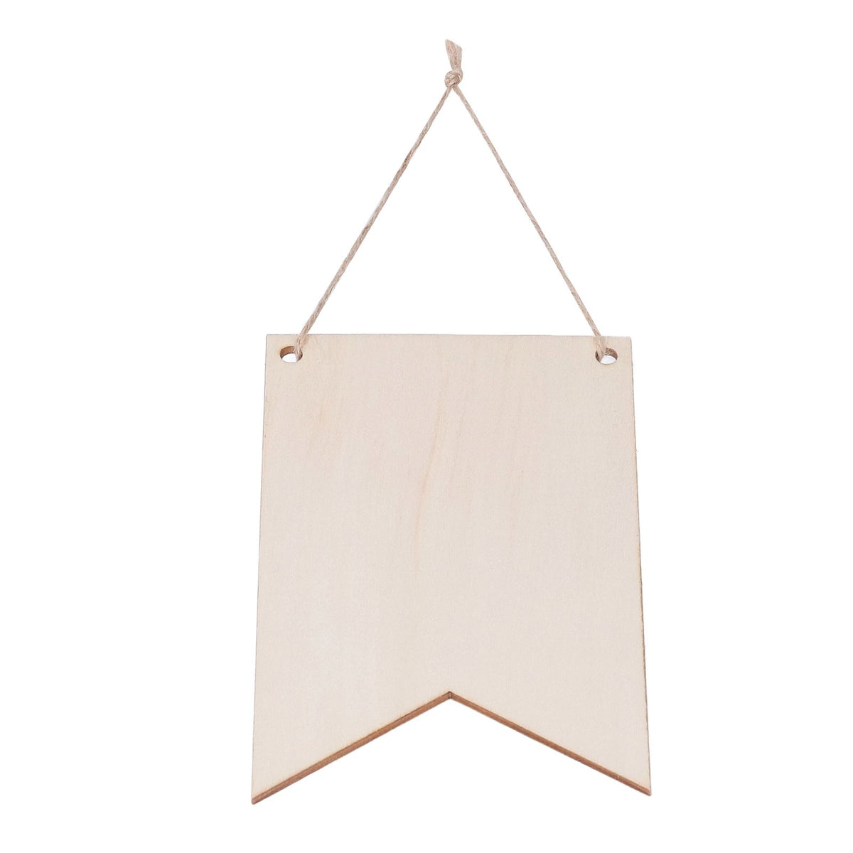 48Pcs Unfinished Hanging Wood Sign Poplar Plywood Blank Wooden Plaque with Ropes for Pyrography Painting Writing