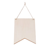 48Pcs Unfinished Hanging Wood Sign Poplar Plywood Blank Wooden Plaque with Ropes for Pyrography Painting Writing - Close-Up Angle