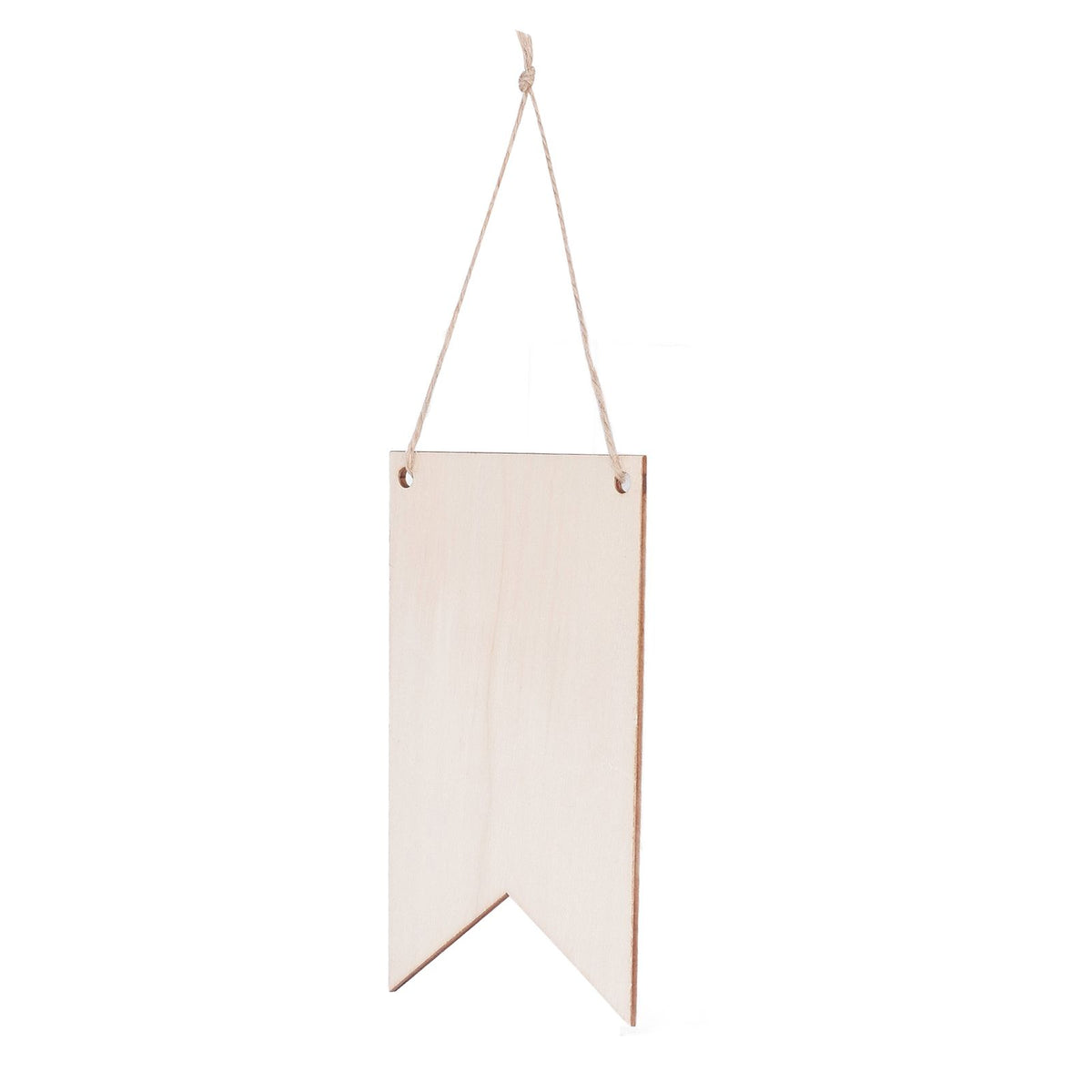 48Pcs Unfinished Hanging Wood Sign Poplar Plywood Blank Wooden Plaque with Ropes for Pyrography Painting Writing