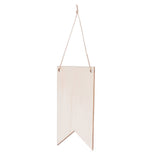 48Pcs Unfinished Hanging Wood Sign Poplar Plywood Blank Wooden Plaque with Ropes for Pyrography Painting Writing