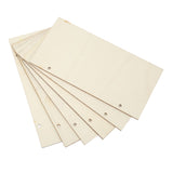6pcs Blank Wooden Plaque Rectangle Decorative DIY Unfinished Wood Sign with Holes for Coffee Shop