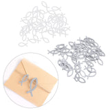 2 Packs Wooden Fish Decoration Good Decoration White Silver Fish Confetti for Christening Decoration Communion - Extra Image