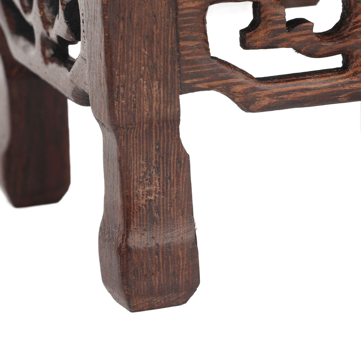 Wooden Display Stand Squared Stable Retro Style Durable Wood Widely Used Wooden Riser for Plant Teapot Jewelry