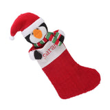 Christmas Stocking Gift Bag Xmas Tree Bedside Hanging Pendant Holiday Ornament for Home Restaurant Hotel Penguin Type