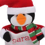 Christmas Stocking Gift Bag Xmas Tree Bedside Hanging Pendant Holiday Ornament for Home Restaurant Hotel Penguin Type - Extra Image