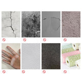 3D Brick Wall Stickers Self Adhesive Waterproof Prevent Collision DIY Faux Foam Brick Wall Panels for Bedroom Kitchen Standard 2.5mm/0.1in White