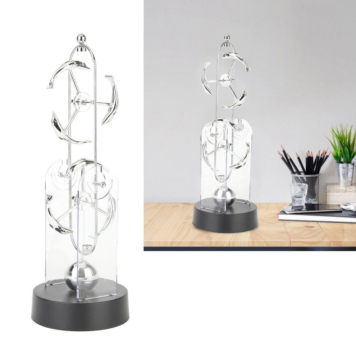 Innovative Animal Shaped Decorative Perpetual Motion Machine Decompression Ornamental Toy for Home Decoration