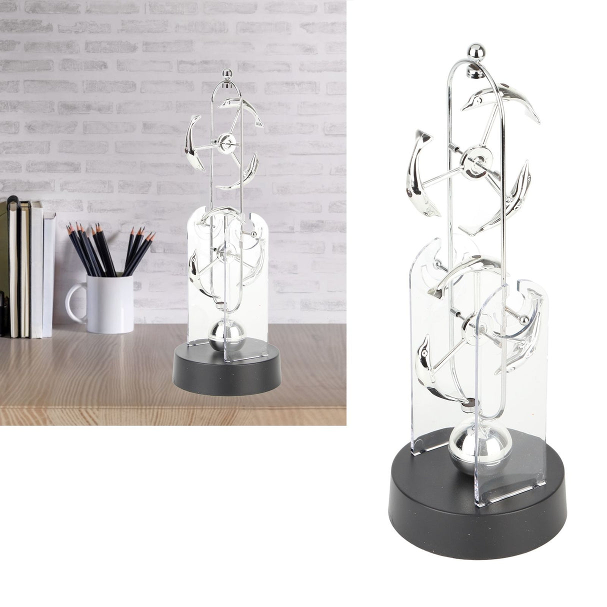 Innovative Animal Shaped Decorative Perpetual Motion Machine Decompression Ornamental Toy for Home Decoration