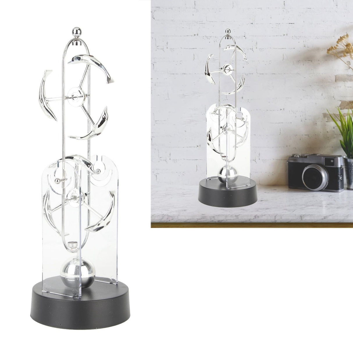 Innovative Animal Shaped Decorative Perpetual Motion Machine Decompression Ornamental Toy for Home Decoration