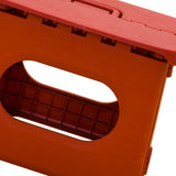 Folding Step Stool Portable Strong Space Saving Plastic Footstool for Adults and Kids Vintage Red