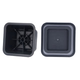6Pcs 3 Inch Trapezoid Furniture Risers Sofa Leg Pads for Bed Table Cabinet Sofa Feet Black