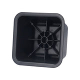 6Pcs 3 Inch Trapezoid Furniture Risers Sofa Leg Pads for Bed Table Cabinet Sofa Feet Black - Extra Image