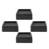 4Pcs Furniture Risers Plastic 2inch Chair Table Leg Protector Home Accessories for Bed Couch Sofa - Top-Down View