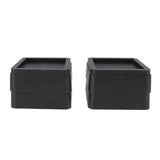 4Pcs Furniture Risers Plastic 2inch Chair Table Leg Protector Home Accessories for Bed Couch Sofa - Rear View