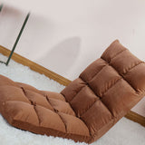 Floor Seat Sofa Chair Foldable Adjustable Floor Chair Sofa Bed Beanbag for Gaming Sleeping Relaxing Reading Coffee - Front View