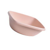 Household Plastic Wash Basin Dormitory Cute Square Laundry Basin Washbasin for Dishing Large Pink - Top-Down View