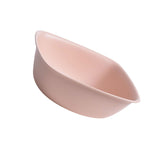 Household Plastic Wash Basin Dormitory Cute Square Laundry Basin Washbasin for Dishing Small Pink - Top-Down View