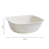 Household Plastic Wash Basin Dormitory Cute Square Laundry Basin Washbasin for Dishing Small White - 45-Degree Angle
