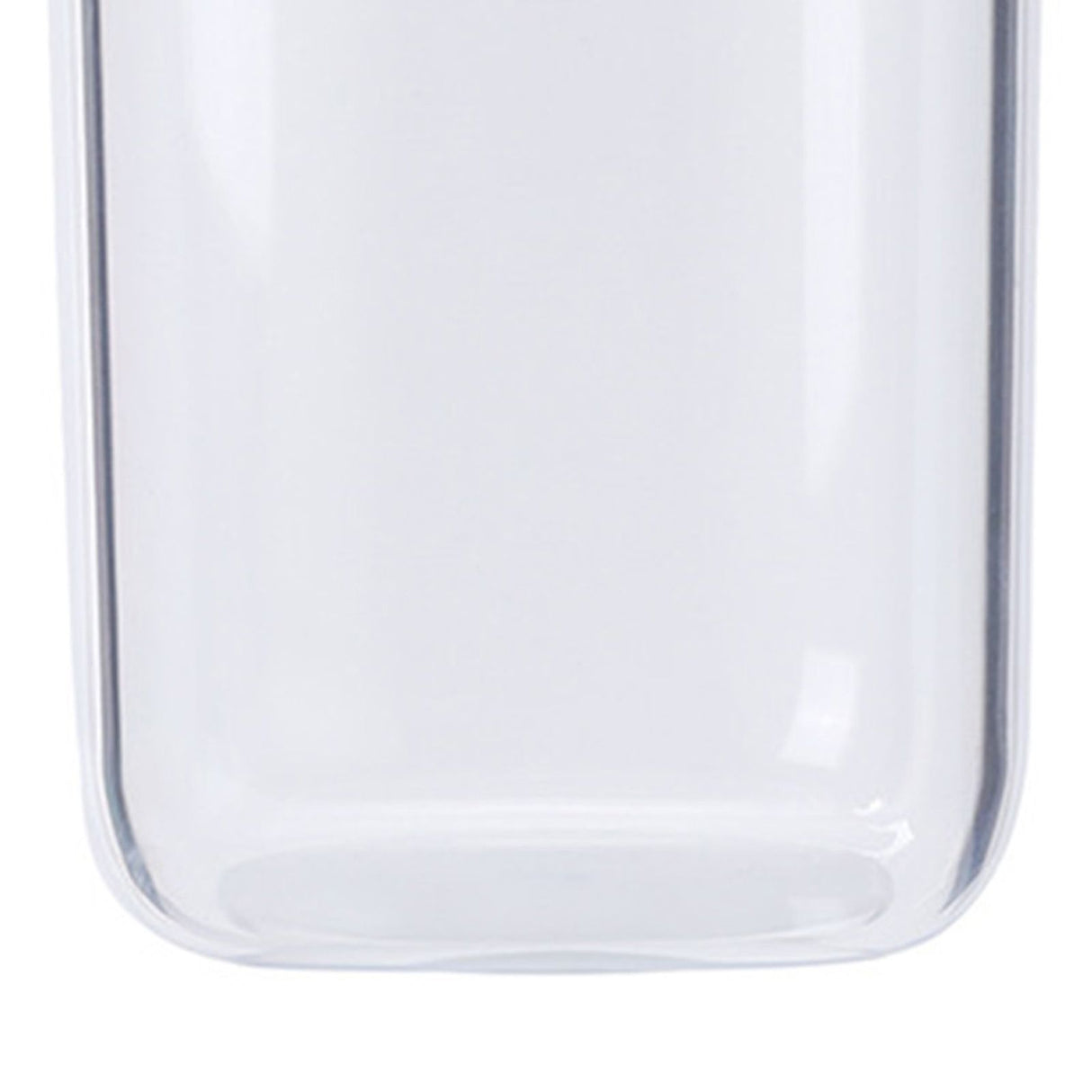 Bathroom Containers Multifunction Transparent Cotton Swabs Storage Canister with Lid for Home White Bear