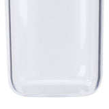 Bathroom Containers Multifunction Transparent Cotton Swabs Storage Canister with Lid for Home White Bear