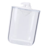 Bathroom Containers Multifunction Transparent Cotton Swabs Storage Canister with Lid for Home White Bear - 45-Degree Angle