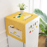 Cotton Linen Dust Protection Cover Fabric Cloth Waterproof General Cover Towel for Home Appliance GB262 45x140 Refrigerator Washing Machine