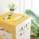 Cotton Linen Dust Protection Cover Fabric Cloth Waterproof General Cover Towel for Home Appliance GB262 45x140 Refrigerator Washing Machine