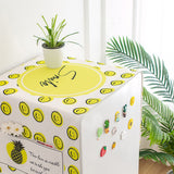 Cotton Linen Dust Protection Cover Fabric Cloth Waterproof General Cover Towel for Home Appliance GB278 45x140 Refrigerator Washing Machine - Side View