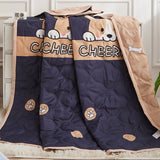 Summer Air Conditioner Quilt Machine Washable Soft Breathable Portable Air Conditioner Blanket Summer Comforter Wait 150x200cm