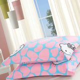 Pillow Case Pillowslip Pillowcase Cover Cotton Soft Comfortable for Family Friends Kitten 1Pcs Pillow Case - Top-Down View