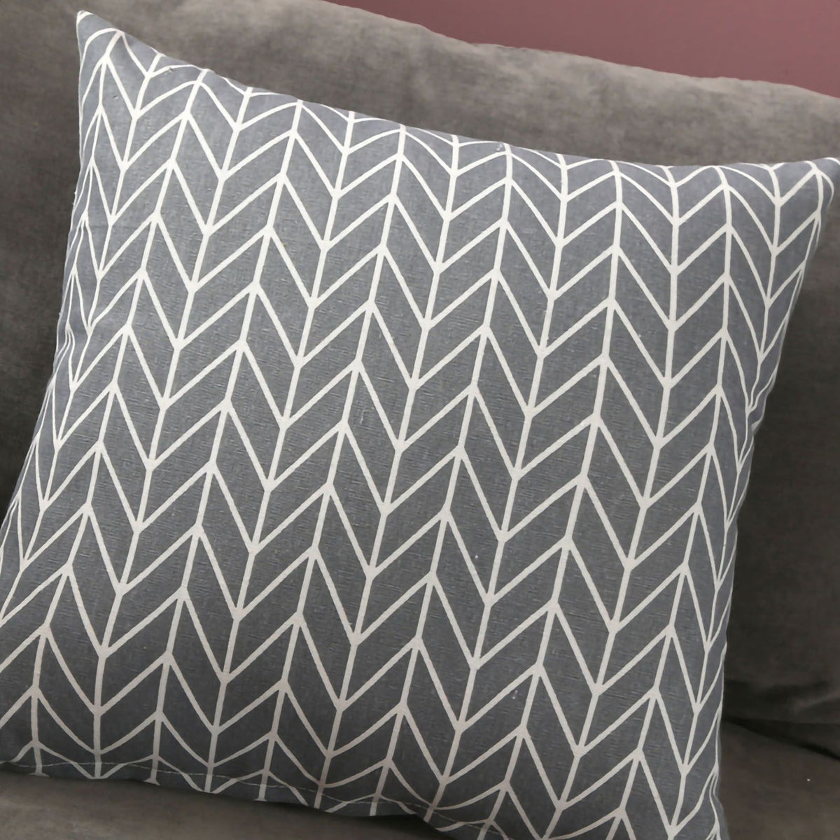 Home Pillow Case Sofa Cushion Accessories Linen Nordic Style Daily Use Home Textiles Grey Arrowhead 45x45