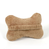 Car Pillow Cute Bear Style Plush Material Soft Comfortable Relieving Stress Car Interior Supplies for Drivers Arm Bear Headrest Brown