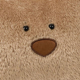 Car Pillow Cute Bear Style Plush Material Soft Comfortable Relieving Stress Car Interior Supplies for Drivers Arm Bear Headrest Brown