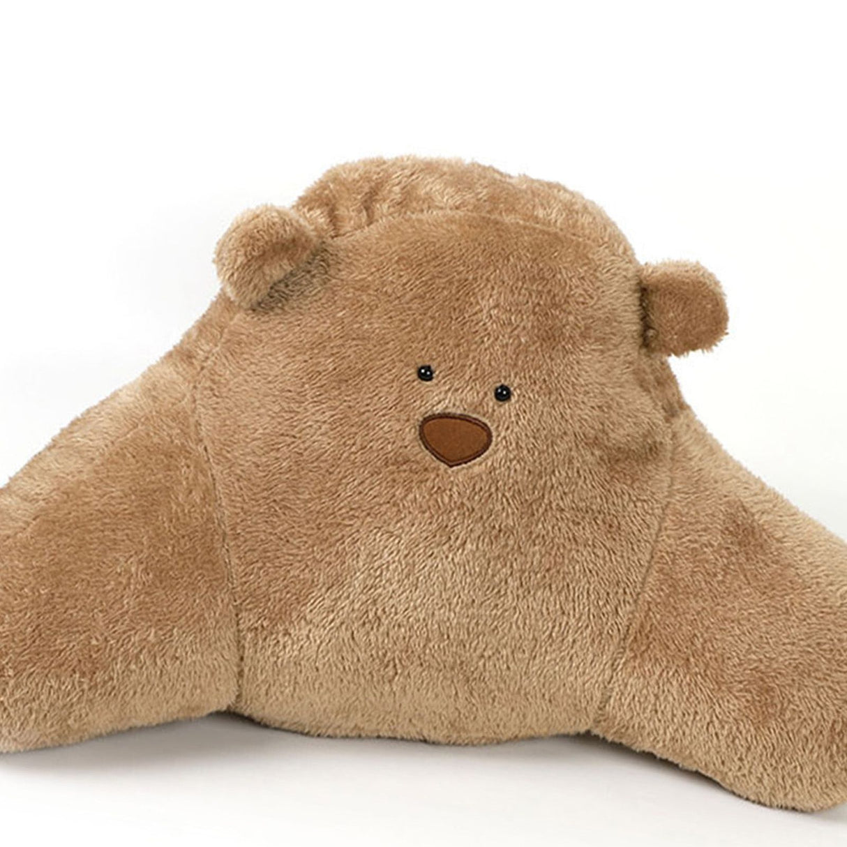 Car Pillow Cute Bear Style Plush Material Soft Comfortable Relieving Stress Car Interior Supplies for Drivers Arm Bear Brown Waist Support