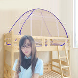 Mosquito Net Breathable Folding Design Portable Quick Installation for Home Travel Camping Single Door with Bottom 150x200x150cm/59.1x78.7x59.1in