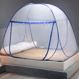Mosquito Net Breathable Folding Design Portable Quick Installation for Home Travel Camping Single Door with Bottom 150x200x150cm/59.1x78.7x59.1in - 45-Degree Angle