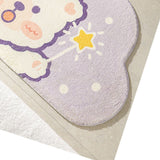 Cute Bathroom Mat Minimalist Water Absorption Skid Resistant Bath Quick Dry Floor Mat for Home Light Up Bear 50X80cm / 19.7x31.5in