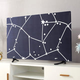 TV Cover Weatherproof Dustproof Universal Elastic Hanging Television Protector for Home Type 3 50in