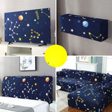 TV Cover Weatherproof Dustproof Universal Elastic Hanging Television Protector for Home Type 4 65in