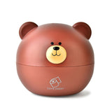 Tissue Holder PP Nordic Bear Shape Multifunctional Tissue Box Home Decoration for Desktop Table Living Room Brown